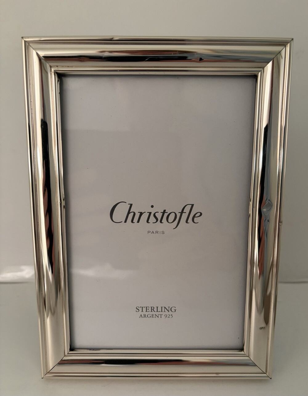 Christofle Argent Sterling 925 Silver Picture Frame 4” x 6” Dents